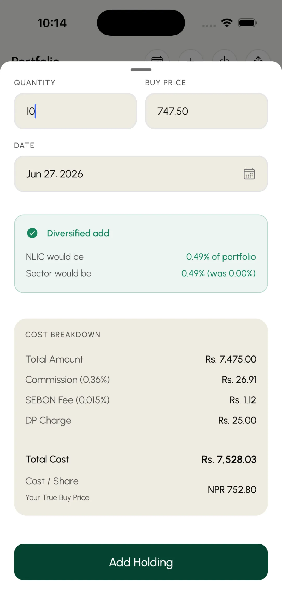 Review and save